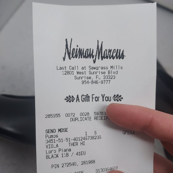 Loro Piana Black Viola High Wedge Pump Shoe - Picture 2 of 12